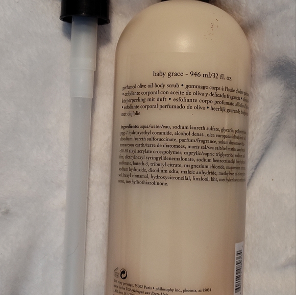 NWT!! Philosophy Baby Grace Olive Oil Body Scrub 32oz (NO PUMP) - Picture 4 of 7